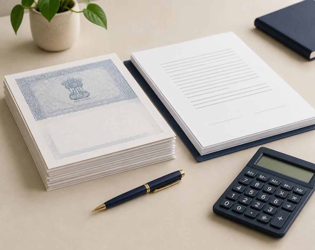 E-stamp papers and agreement documents